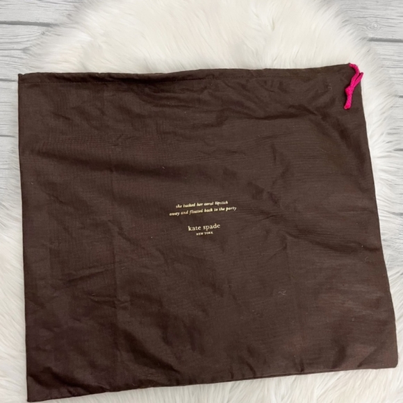 ♠ KATE SPADE Black & Gold-tone Quilted Leather Purse Preloved **** - Picture 4 of 12